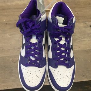 Nike x Stadium Goods Nike Dunk High Top Varsity Purple New Without Box